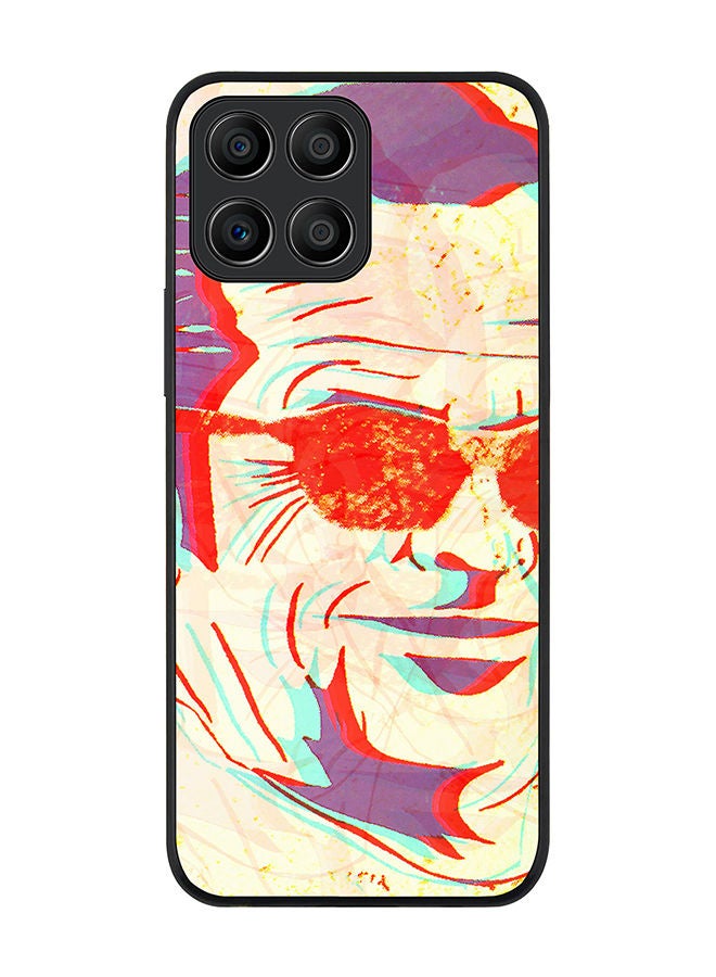 Stylizedd Rugged Black edge case for Honor X8 5G Slim fit Soft Case Flexible Rubber Edges Anti Drop TPU Gel Thin Cover - Shining Glasses - Image 1