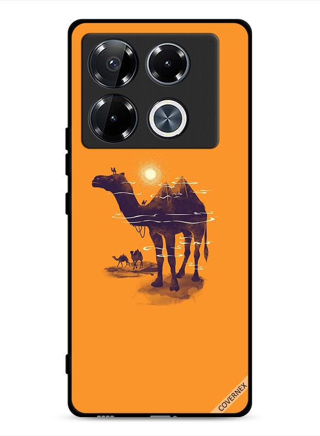 Covernex Infinix Note 40 Pro 5G Protective Case Cover Camels & Sun Art - Image 1