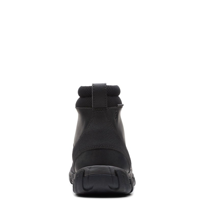 Clarks Men's Grove Zip II Ankle Boot, Black Leather, 7 Medium US - Image 5