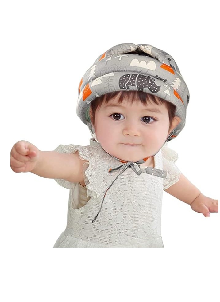 Generic Toddler Walking Helmet Head Protector For Baby Walking No Bumps Safety Head Protective Hat Head Cushion Cap Breathable Child Safety Helmet For Running Walking Crawling  - Image 1