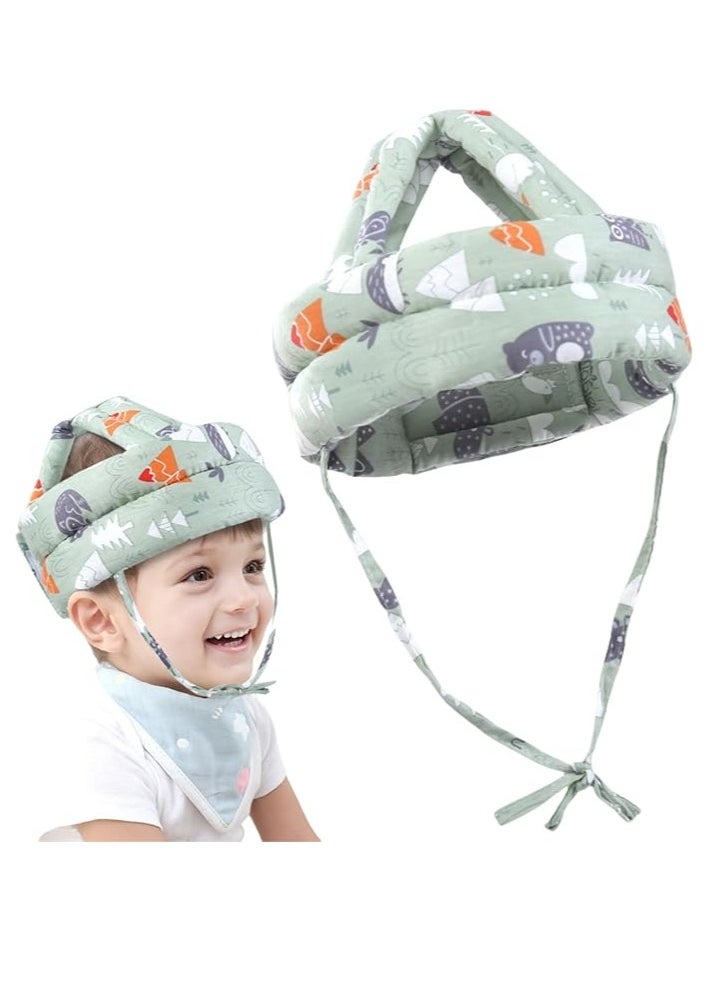 Generic Toddler Walking Helmet Head Protector For Baby Walking No Bumps Safety Head Protective Hat Head Cushion Cap Breathable Child Safety Helmet For Running Walking Crawling  - Image 4