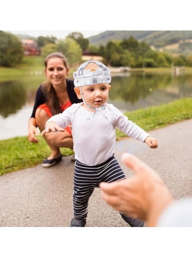 Generic Toddler Walking Helmet Head Protector For Baby Walking No Bumps Safety Head Protective Hat Head Cushion Cap Breathable Child Safety Helmet For Running Walking Crawling  - Image 2