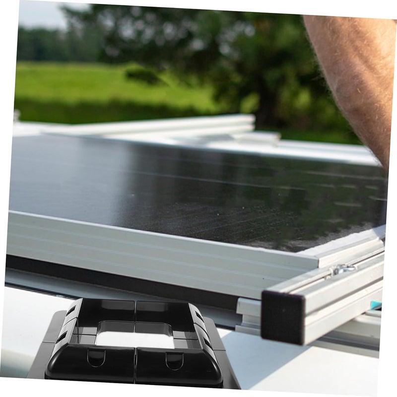 All usage compatible Gatuida 1set Solar Panel Mounting Bracket Kit Solar Roof Mount for Rvs Boats and Outdoor Use Versatile Installation Material Anti topple design - Image 2