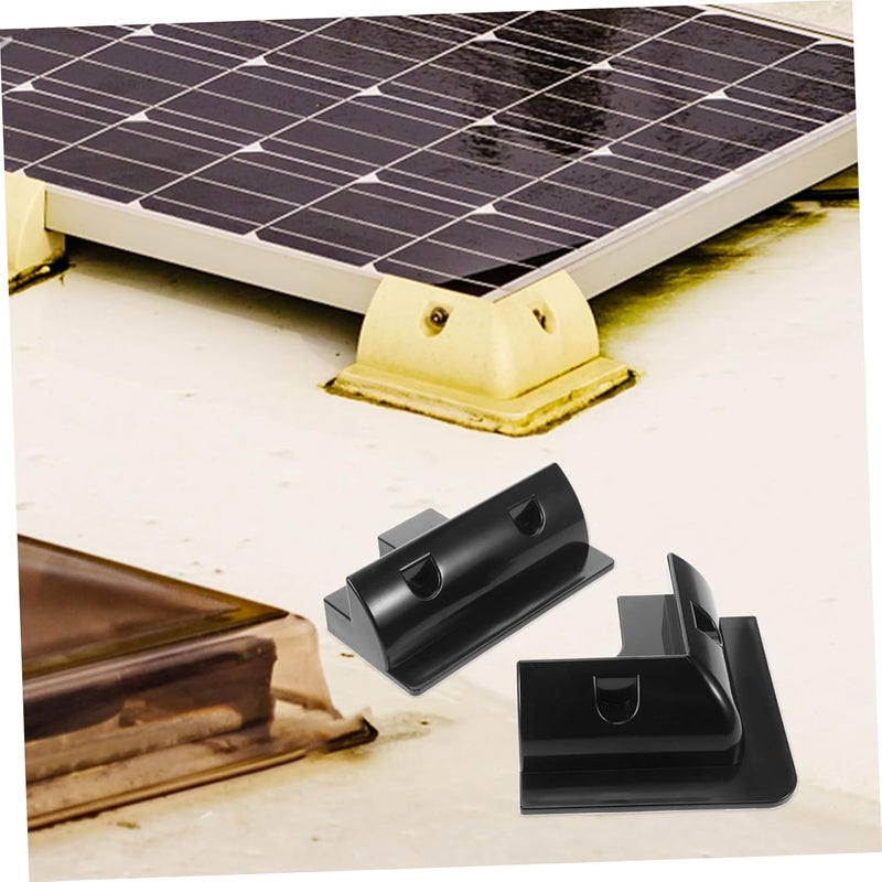 All usage compatible Gatuida 1set Solar Panel Mounting Bracket Kit Solar Roof Mount for Rvs Boats and Outdoor Use Versatile Installation Material Anti topple design - Image 5