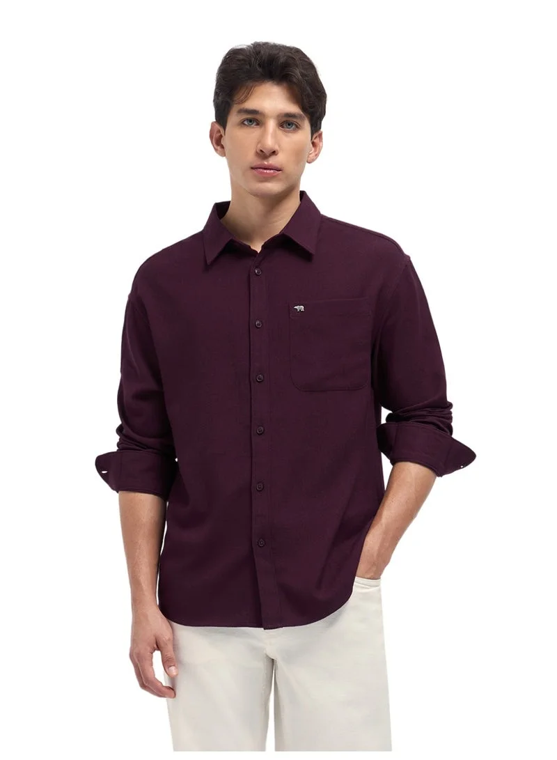 THE BEAR HOUSE Men’s Long Sleeve Shirt – Classic, Comfortable and Stylish Essential for Work, Travel or Casual Outings