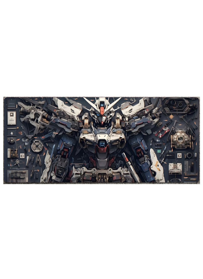 Generic - Mouse Pad Super Gundam Mecha Computer Keyboard Pad Animation Game Mouse Pad Special For Boys E-sports Table Pad-Pattern:Gundam [desktop Mouse Pad] - Image 1