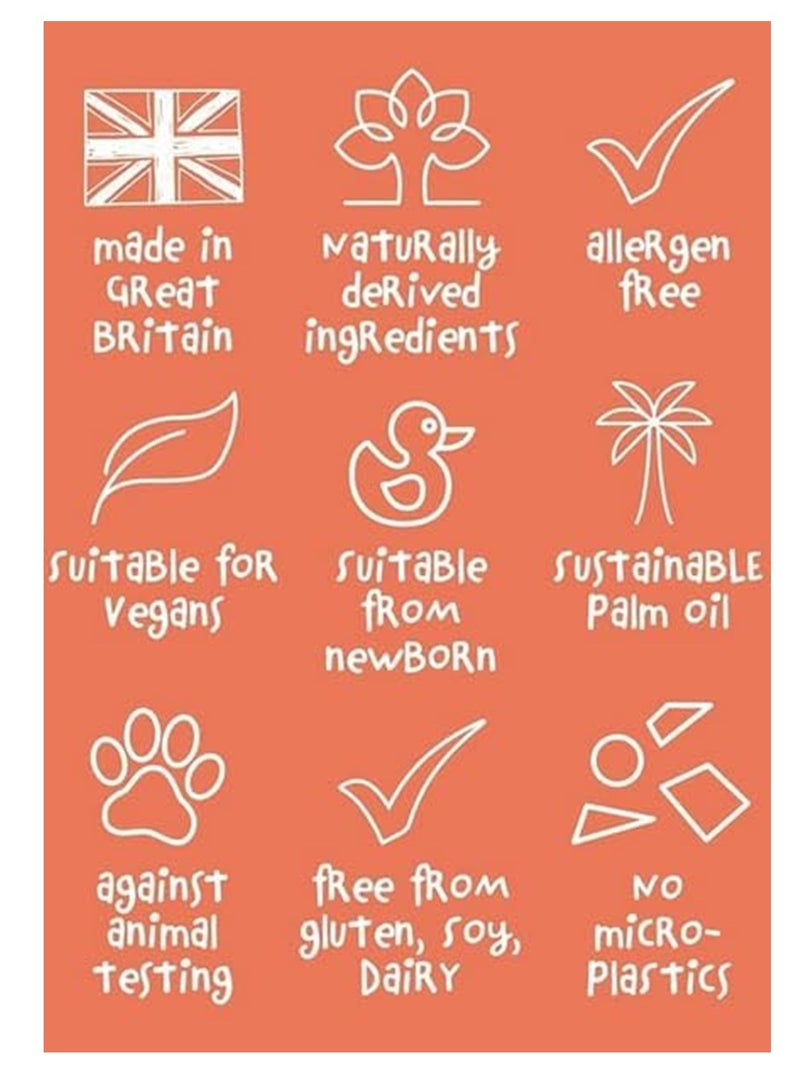 Mini U Kids Hair Styling Balm - White, Made in the UK, Vegan & Cruelty-Free - Gentle, Non-Toxic Formula for Easy Styling and Shine - Ideal for Children's Hair Care - Safe and Ethical Choice for Parents - Image 2