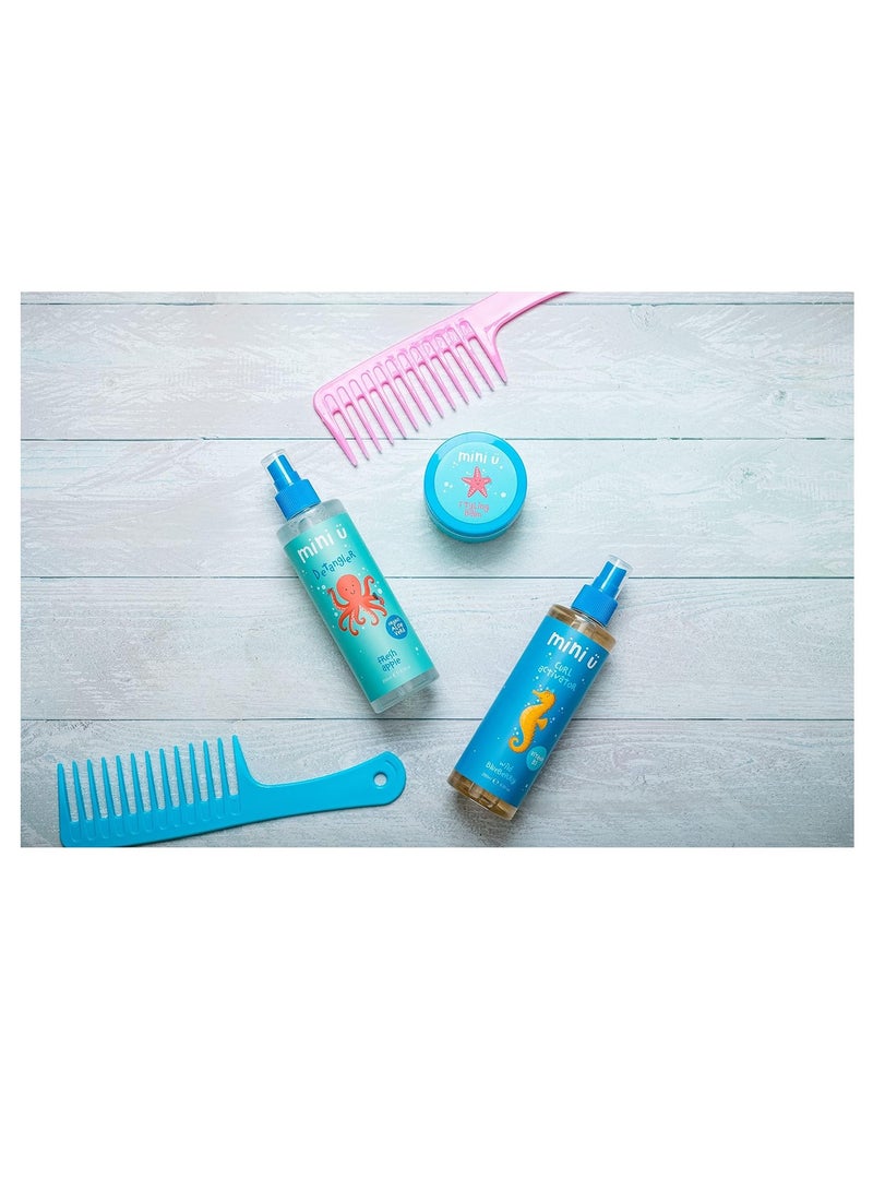 Mini U Kids Hair Styling Balm - White, Made in the UK, Vegan & Cruelty-Free - Gentle, Non-Toxic Formula for Easy Styling and Shine - Ideal for Children's Hair Care - Safe and Ethical Choice for Parents - Image 4