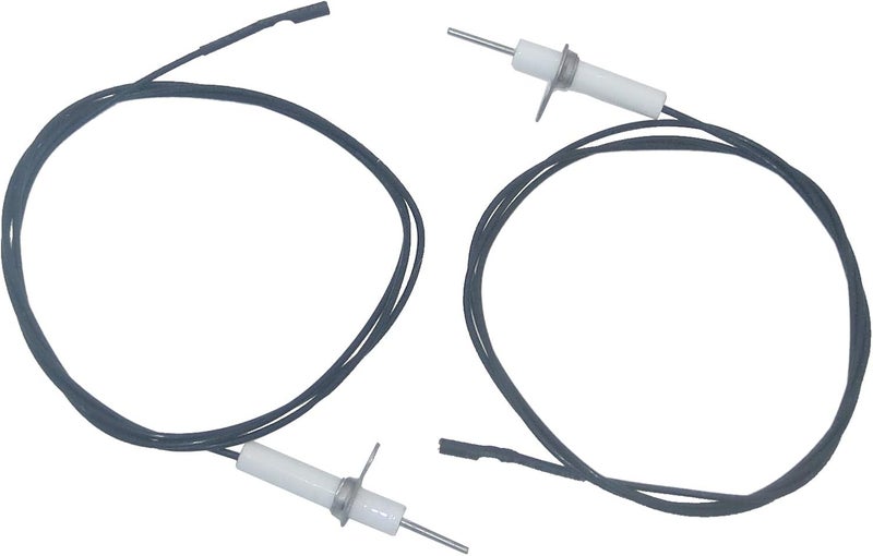 METER STAR 2Pc 38" Ignitor Wire & Ceramic Electrode Assembly Replacement,Ignition Electrode Can DIY Bending for Gas Burner Ceramic Spark Plug Ignition Electrode Replacement - Image 3