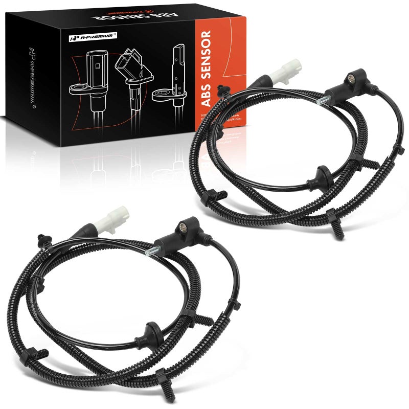 حساس سرعة العجلات ABS من APremium متوافق مع طرازات فورد ولينكولن وميركوري كراون فيكتوريا 2005-2011 تاون كار 2005-2011 غراند ماركيز 2005-2011 مجموعة 2PC للجانب الأيسر والأيمن للسائق والراكب