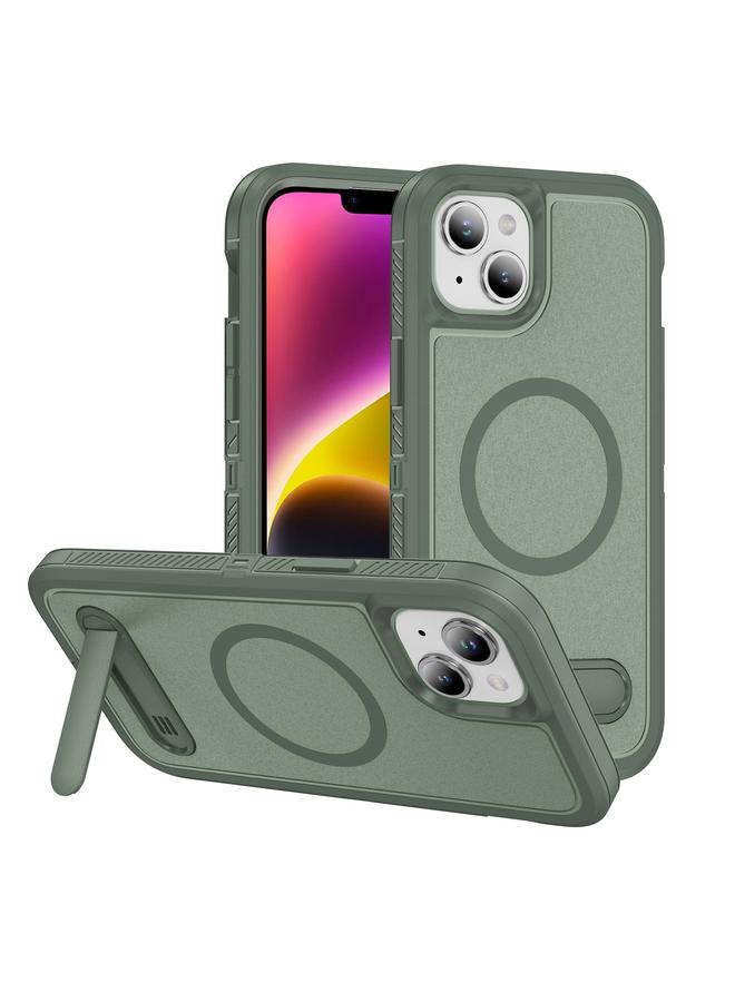 اس-توب جراب لهاتف iPhone 14 Plus Guard MagSafe Holder غير لامع من البولي كربونات الهجينة TPU - Image 1