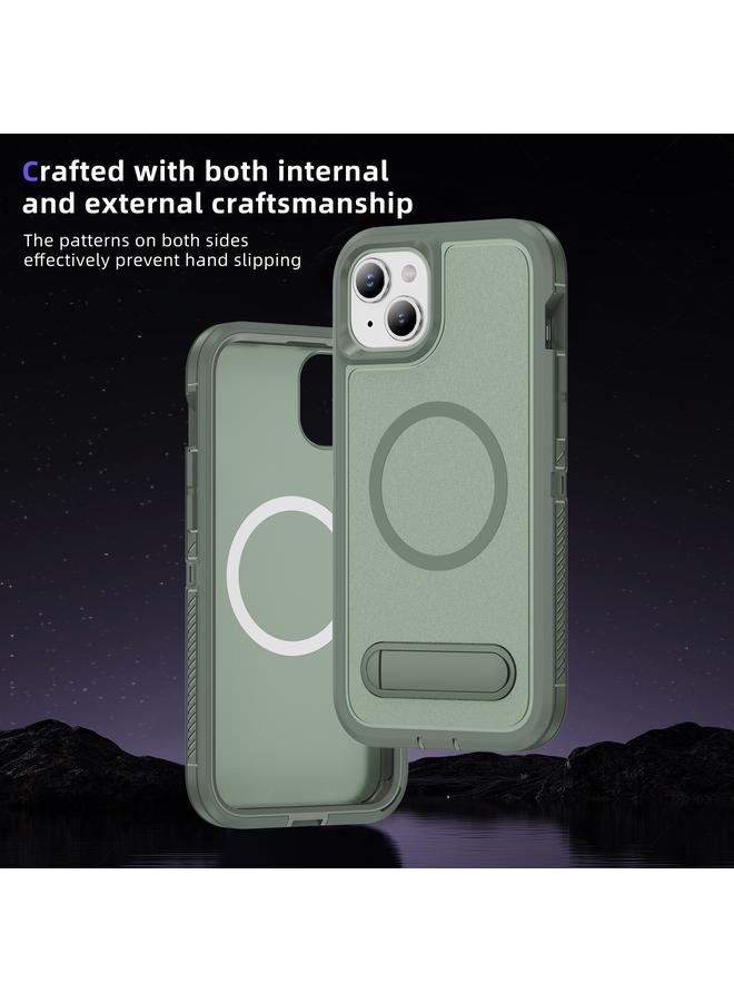 اس-توب جراب لهاتف iPhone 14 Plus Guard MagSafe Holder غير لامع من البولي كربونات الهجينة TPU - Image 3