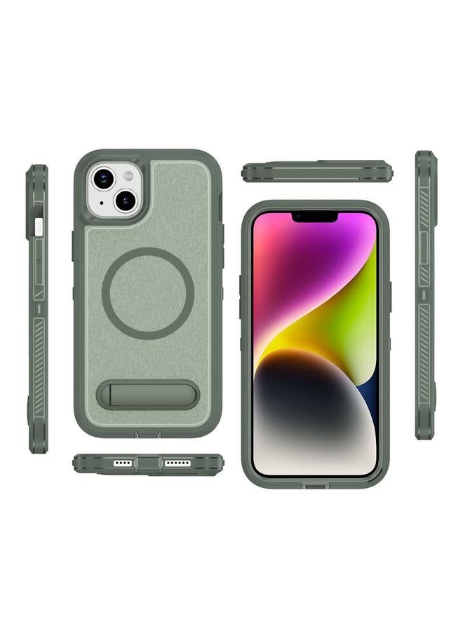 اس-توب جراب لهاتف iPhone 14 Plus Guard MagSafe Holder غير لامع من البولي كربونات الهجينة TPU - Image 2