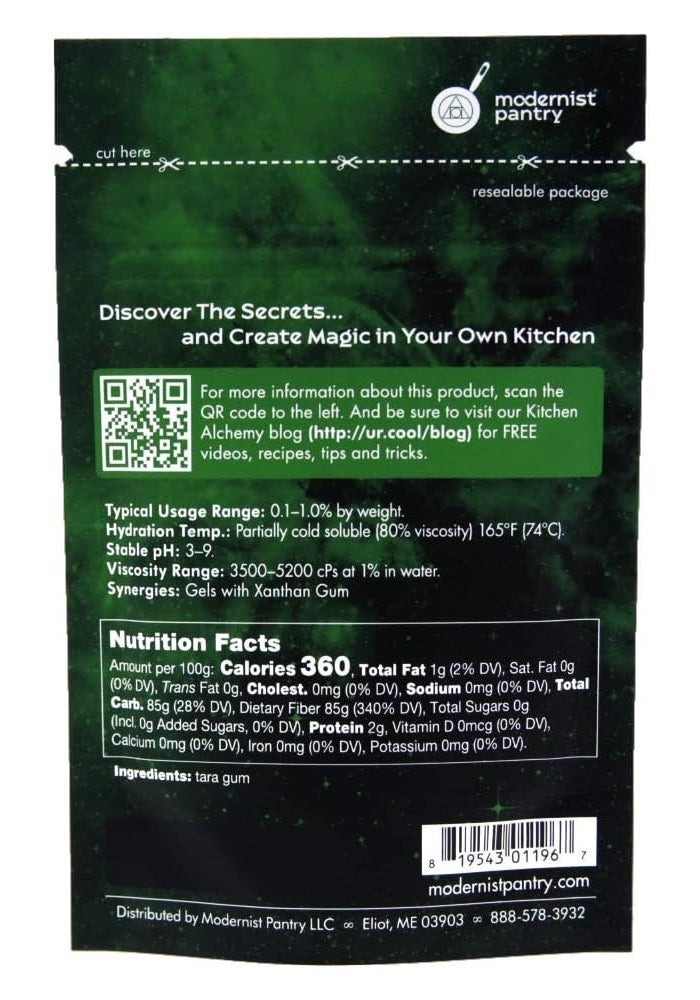 Modernist Pantry Pure Tara Gum Powder - Non-GMO, Gluten-Free, Vegan, 50g - Image 3