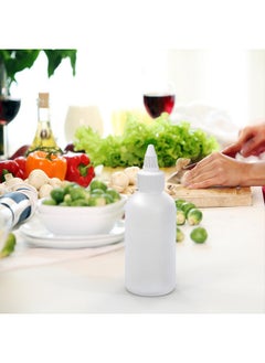 BRIGHTFROM Condiment Squeeze Bottles - 4 Oz Squirt Empty Bottles, Twist Top Cap, Leak Proof - Great For Ketchup, Mustard, Syrup, Sauces, Dressing, Oil, Arts And Crafts, Bpa-Free Plastic - Pack Of 2  - Image 3