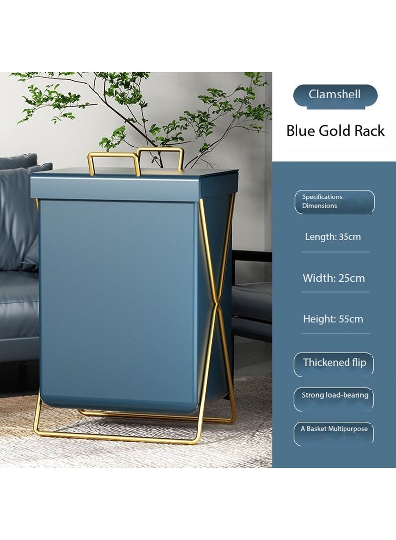 GT-Wheel Laundry Basket Clothes Storage Box Dust and Waterproof Stylish Foldable Portable Large Capacity Laundry Bag - Image 2