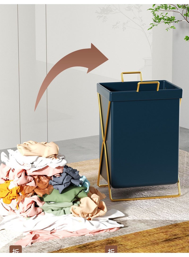 GT-Wheel Laundry Basket Clothes Storage Box Dust and Waterproof Stylish Foldable Portable Large Capacity Laundry Bag - Image 3
