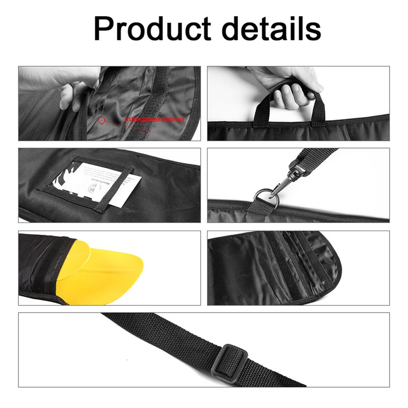 Kayak Paddle Bag 2-Piece Canoe Paddle Protective Storage Bag Portable Paddle Carrying Bag with Adjustable Shoulder Strap for Touring Paddles and Splits - Image 4