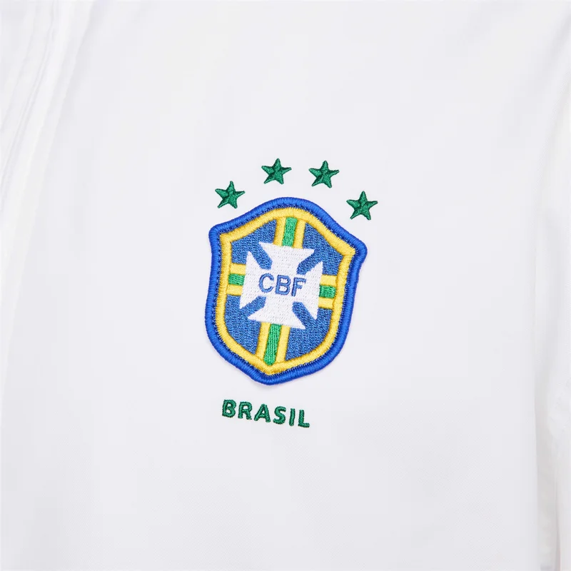 Nike White Men's Brazil 1998 Reissue Football Replica Tracksuit Jacket for Men | Best Price UAE