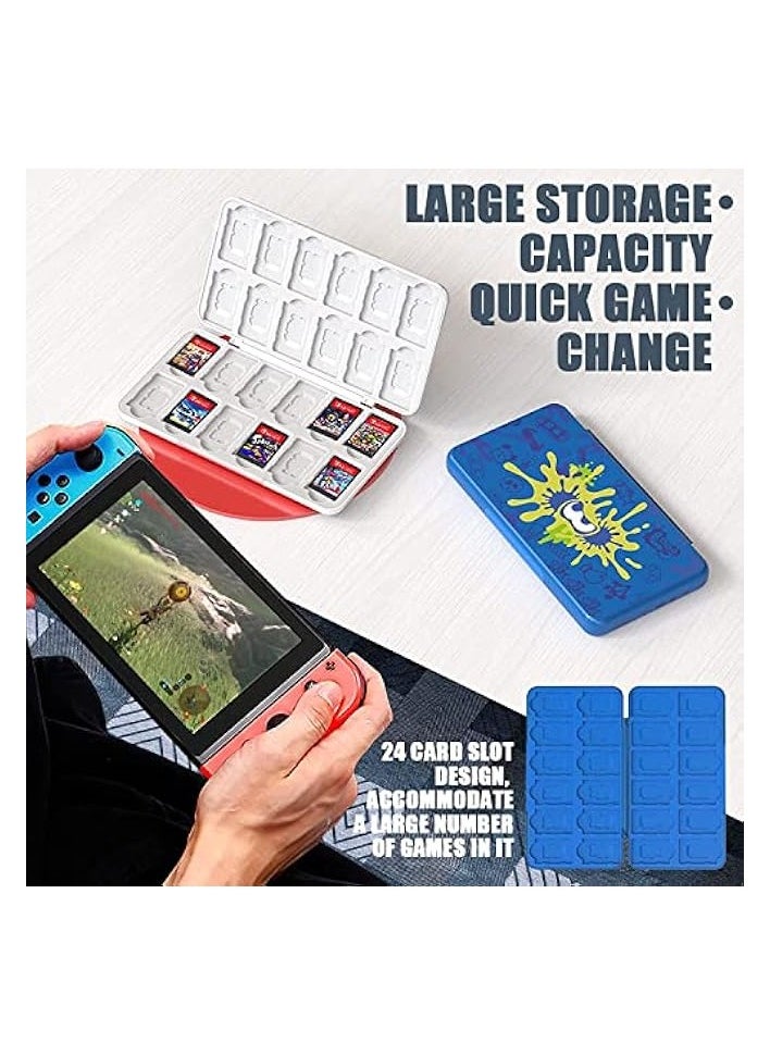 PROMASS Game Case for Switch, Compatible with Nintendo Switch/Oled/Lite, Game Case Holder for Nintendo Switch Game Card with 24 Game Card Storage  - Image 2