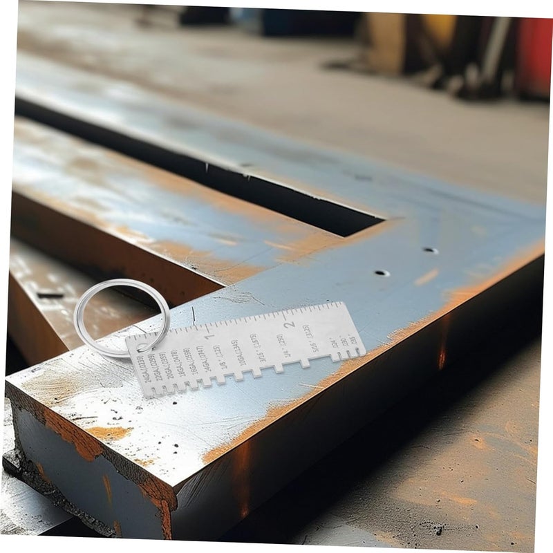 Stainless Steel Welding Thickness Gauge 0 10mm Measurement Range Portable Calibrated Tool - Image 4