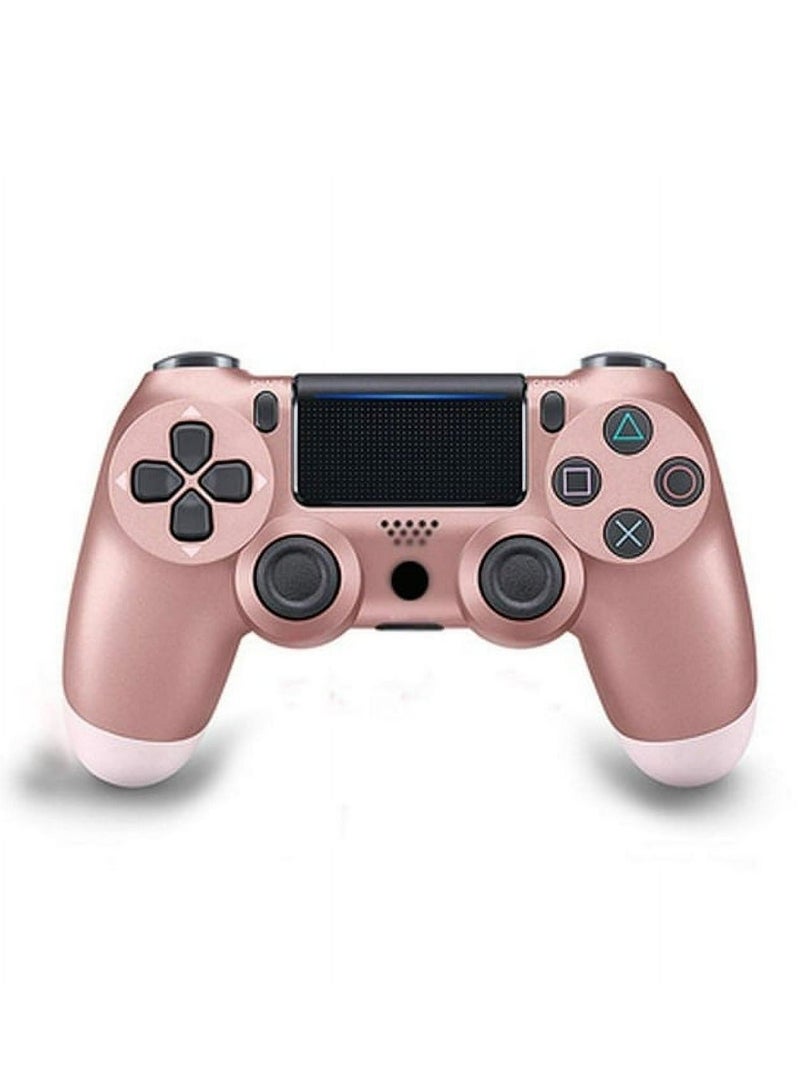 وحدة تحكم لاسلكية مزدوجة الصدمات تعمل بالبلوتوث لجهاز PS4 Gamepad لمحطة اللعب 4 لون القرنفل - Image 1
