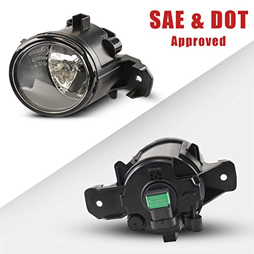 DLAA Fog Lights For Nissan Altima 2013 2014 2015 Fog Lamps Assembly Replacement Clear Lens OE Style - Image 3