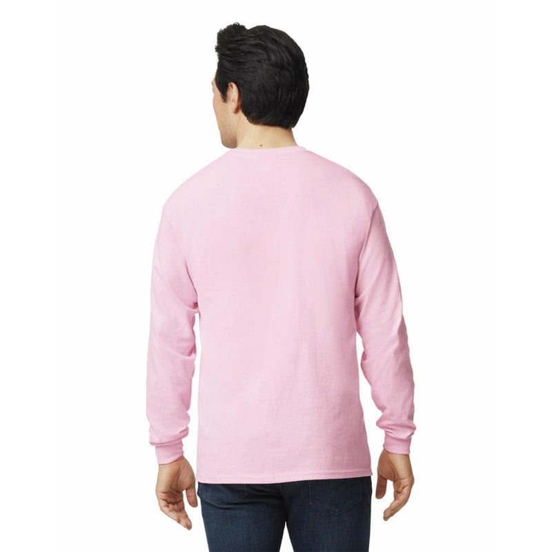 Gildan Unisex Adult Ultra Cotton Long Sleeve T-Shirt, Style G2400, Multipack, Light Pink (3-Pack), Medium US - Image 4