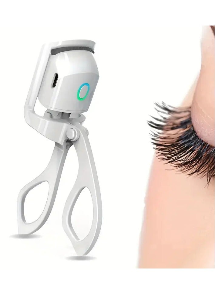Generic Heated Eyelash Curler,USB RechargeableElectric Eyelash Curlers,2 Heating Modes LongLasting Quick Natural Curling Eye Lashes  - Image 1