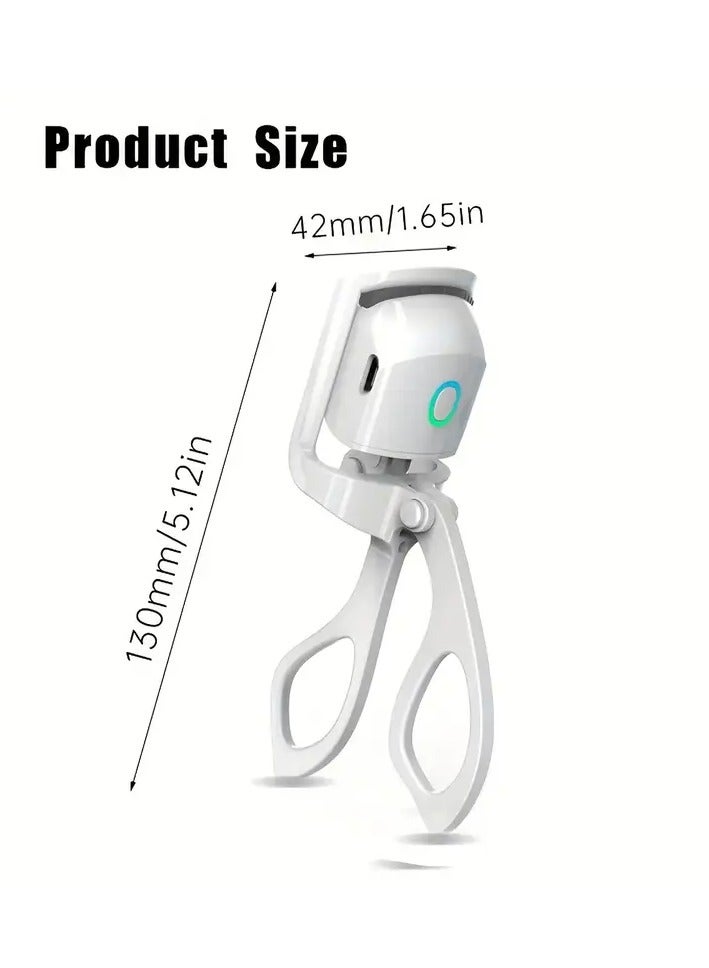 Generic Heated Eyelash Curler,USB RechargeableElectric Eyelash Curlers,2 Heating Modes LongLasting Quick Natural Curling Eye Lashes  - Image 4
