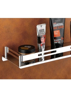 iSTAR iSTAR 304 Stainless Steel Bathroom Shelf/Stand Kitchen Shelf/Bathroom Shelf and Rack/Bathroom Accessories Silver Stainless Steel Wall Shelf (12 X 5 Inches)  - Image 4
