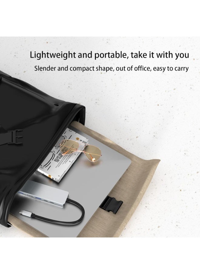 USB-C HUB 8-in-1 Adapter | 4K HDMI, 87W PD, USB 3.0, Ethernet, SD/TF Card Reader | Docking Station for MacBook Pro/Air & Type-C Devices - Image 2