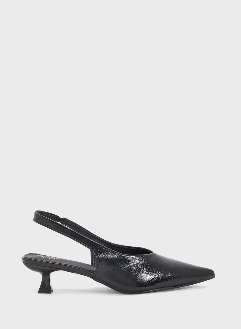 ELLA Sling Back Heeled Pump - Image 1