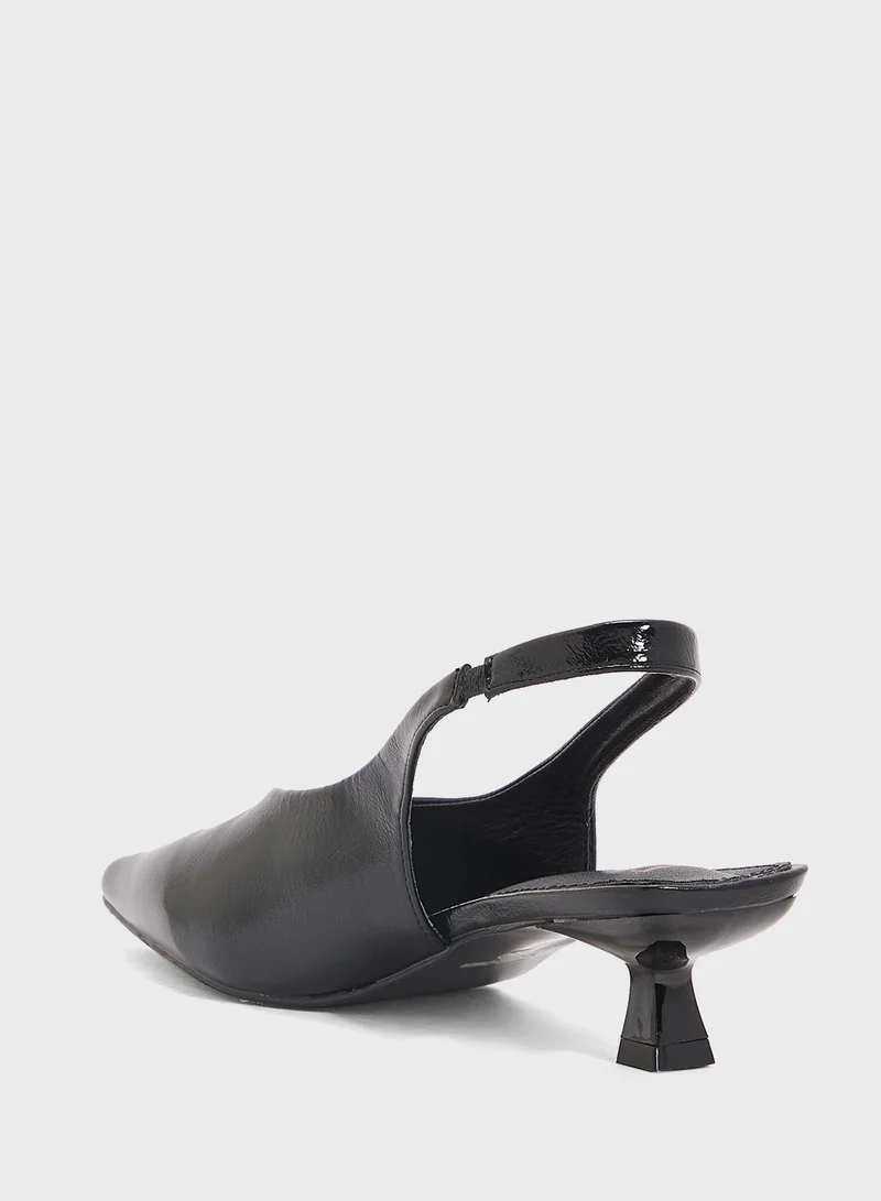 ELLA Sling Back Heeled Pump