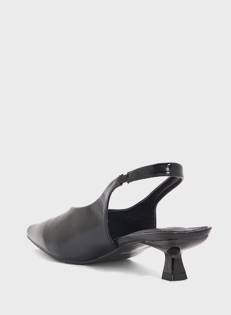 ELLA Sling Back Heeled Pump - Image 3