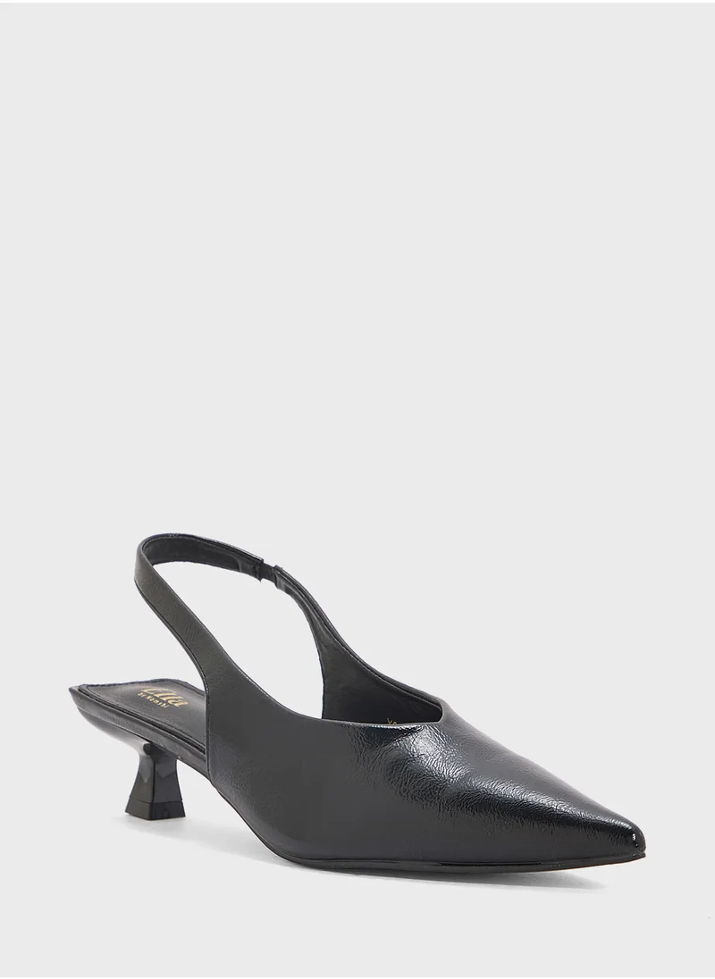 ELLA Sling Back Heeled Pump