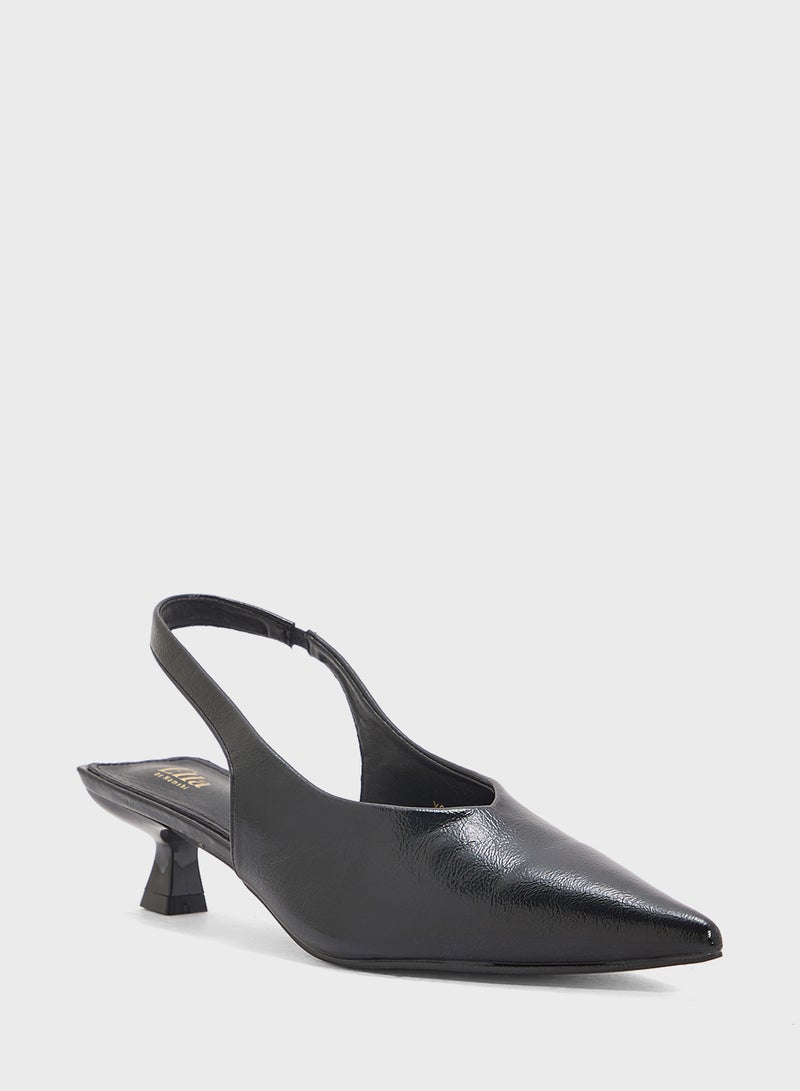 ELLA Sling Back Heeled Pump - Image 2