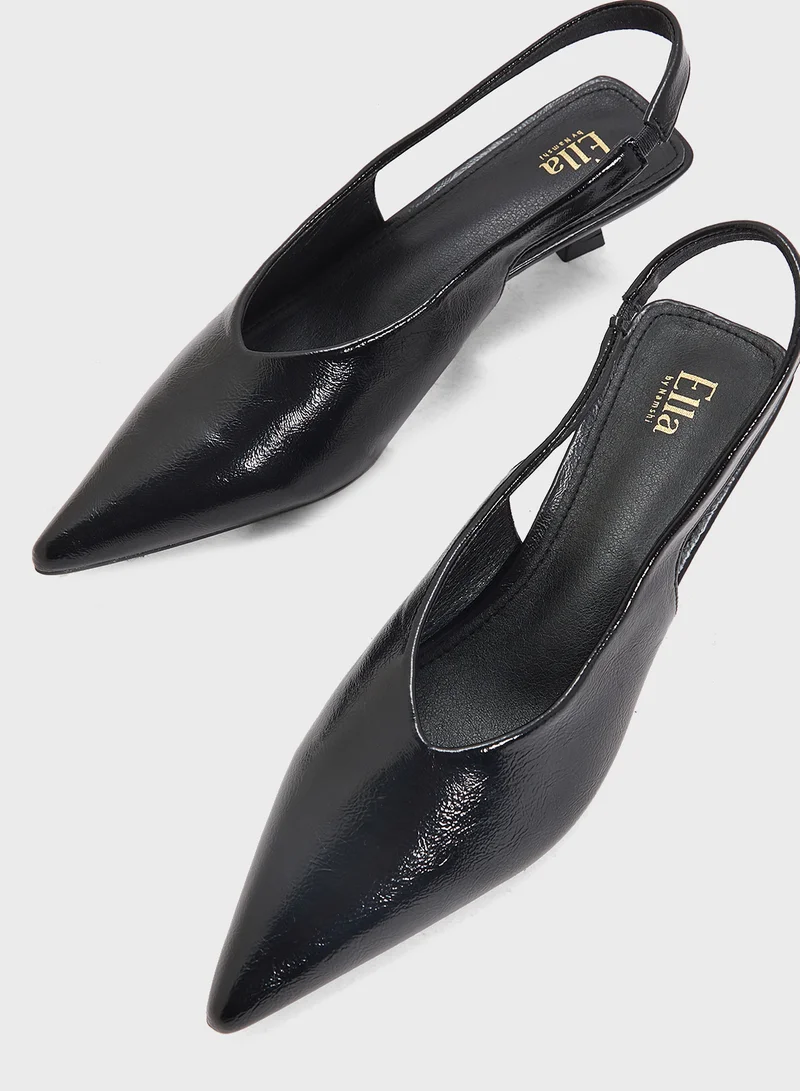 ELLA Sling Back Heeled Pump