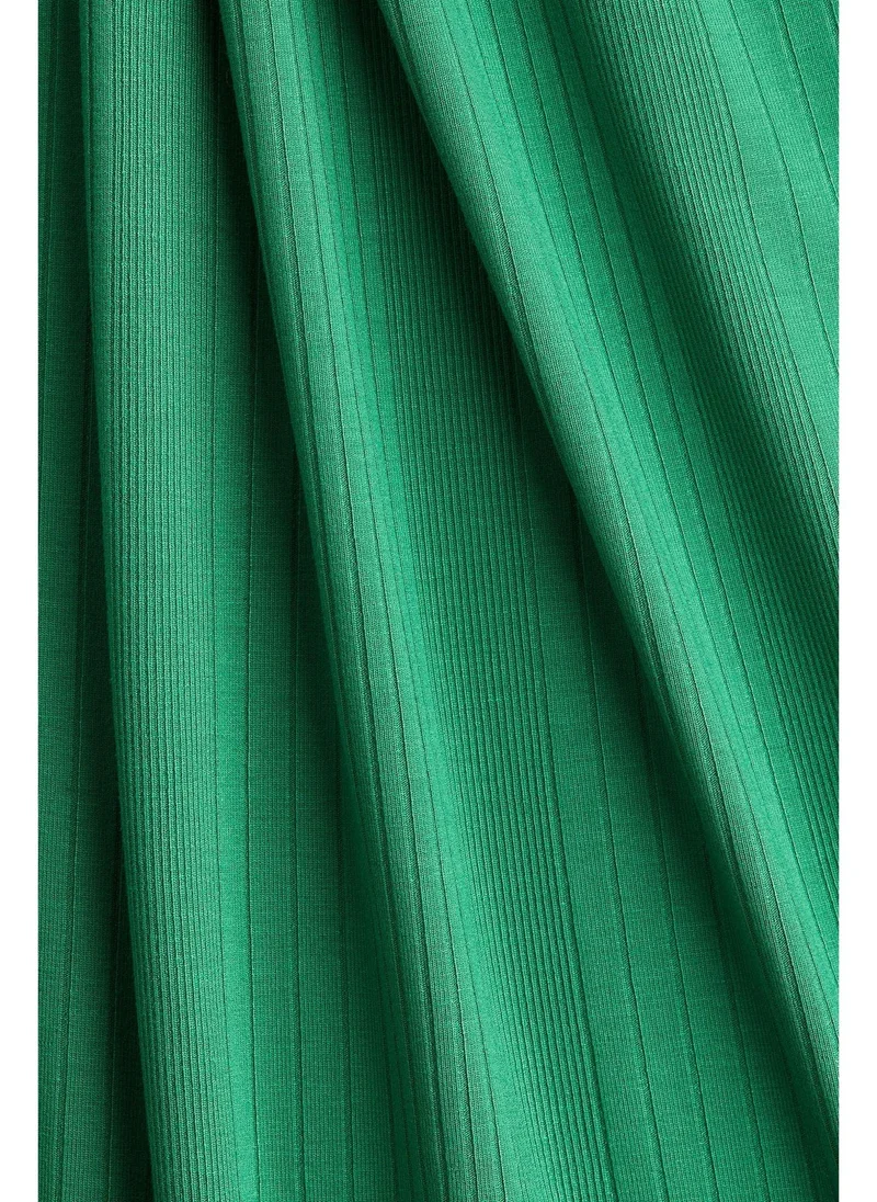 H&M MAMA Ribbed viscose dress