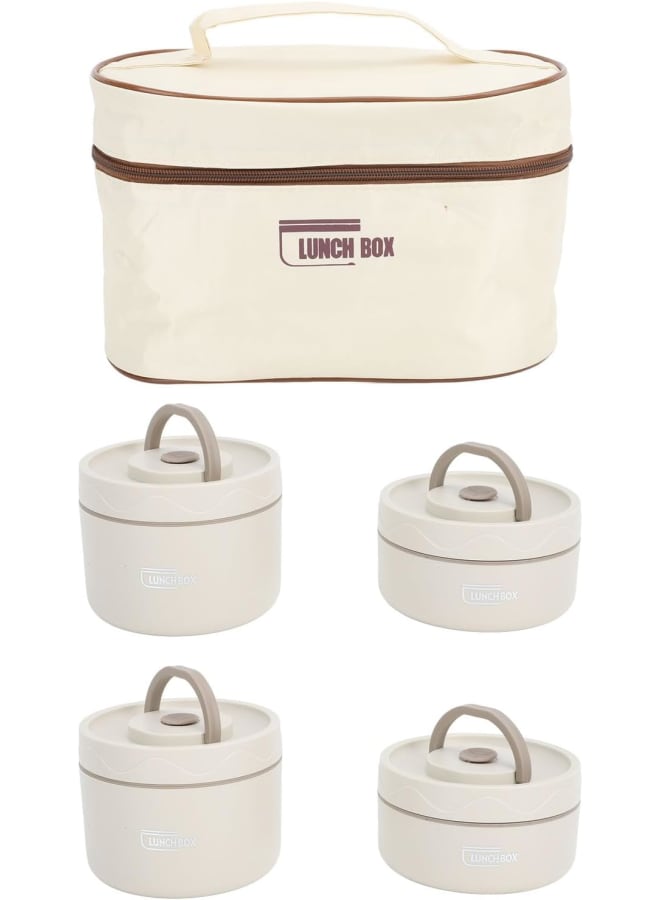 Lunch Box bag, Large Capacity Stainless Steel Lunch Box with Lunch Bag, Portable Thermal Box, for School, Camping, Work, Kitchen Organizers and Storage, Kitchen Accessories - Image 1