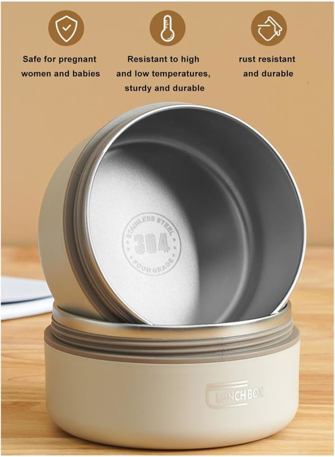 Lunch Box bag, Large Capacity Stainless Steel Lunch Box with Lunch Bag, Portable Thermal Box, for School, Camping, Work, Kitchen Organizers and Storage, Kitchen Accessories - Image 3