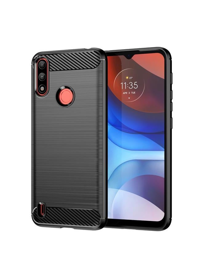 اس-توب جراب لهاتف Lenovo K13 مصنوع من ألياف الكربون المصقولة TPU - Image 1