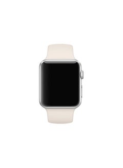 TWEGGON Apple Watch band Compatible with 42mm(Series 10)/41mm/40mm/38mm Silicone Strap for Apple Watch All Series Antique White  - Image 4