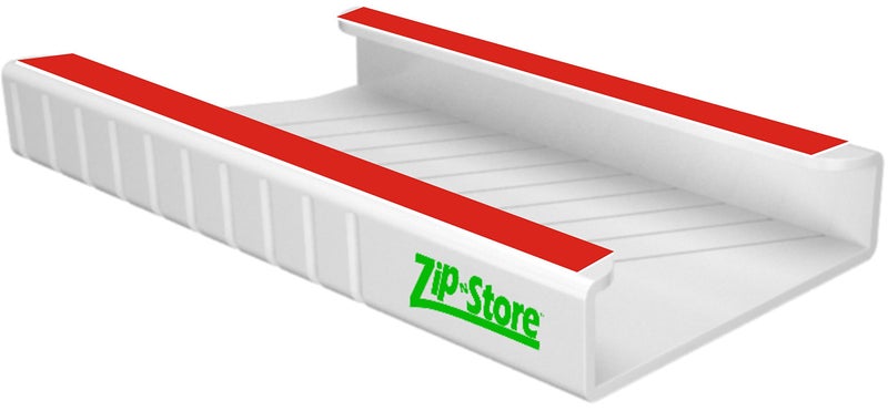 Zip n Store - Your Refrigerator Organizer - Zip lock Bags Easy Fridge Organizer - Organizes 10 Bags, Perfect For Leftovers, Easy To See & Install, Access Food, Does not come with Tracks - Door - Image 3