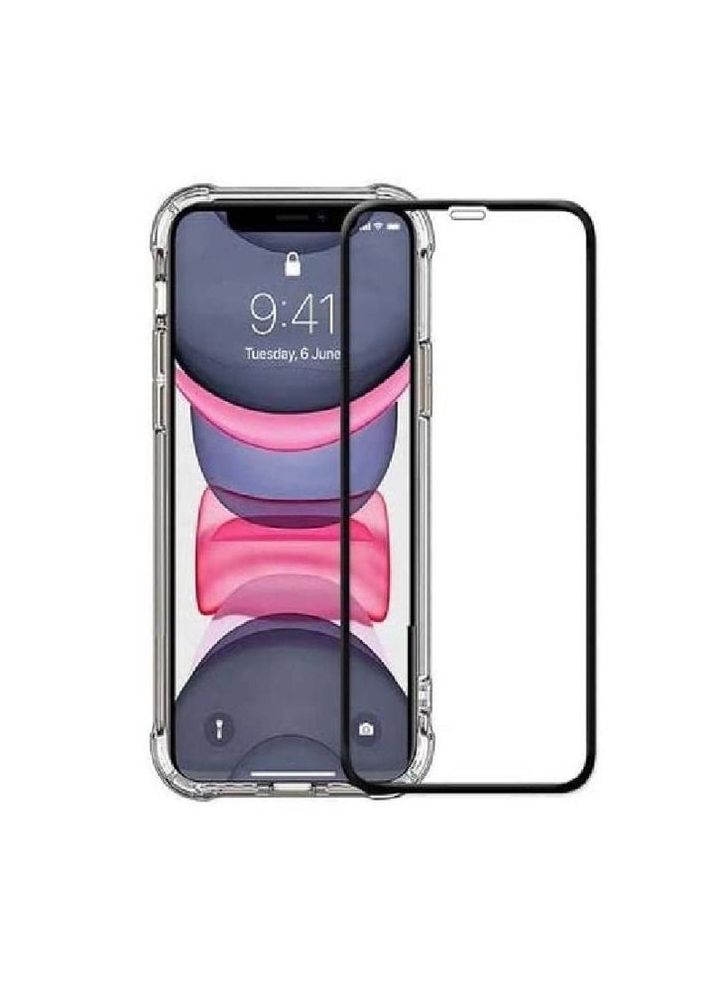 2 Pack Shockproof Bumper Case and Screen Protector compatible with iPhone 12 Pro - Image 3