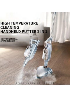 Joshberg Steam Mop, 5-in-1 Cleaning Solution, Superheated Steam, Swivel Head, Chemical-Free, User Friendly, Includes 5 Accessories, 1500 W K5 Blue  - Image 3