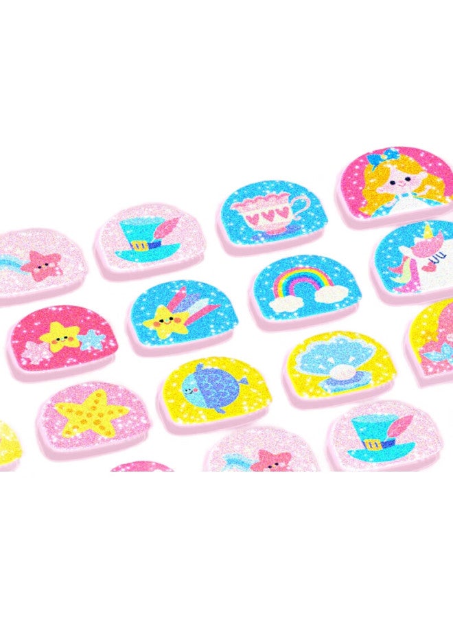 Toi Children'S Nail Stickers, Tattoo Stickers Set, Waterproof Stickers, Nail Art Cartoon Stickers, Colorful Princess Deluxe Set - Image 3