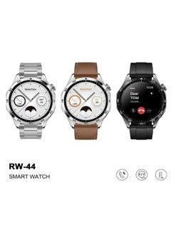 Haino Teko Haino Teko GT4 RW44 Round Screen AMOLED Display Smart Watch With 3 Pair Straps and Wireless Charger  - Image 3