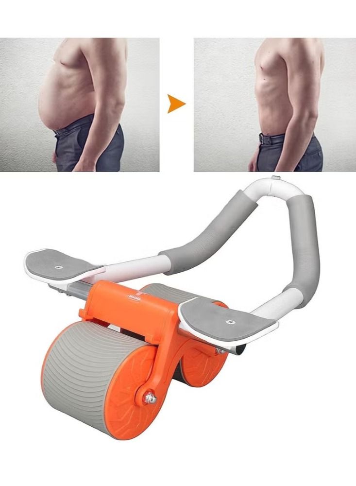 Dreamzon Rebound Abdominal Wheel - Non-Slip Double Wheels with Elbow Support and Knee Pad for Abs Workout Core Training - Image 3