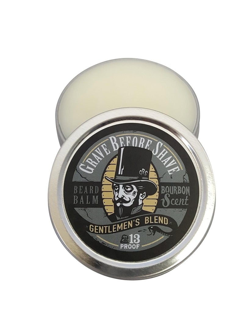 GRAVE BEFORE SHAVE Top Shelf Bourbon & Bay Rum Beard Balm Dual Pack - Image 2